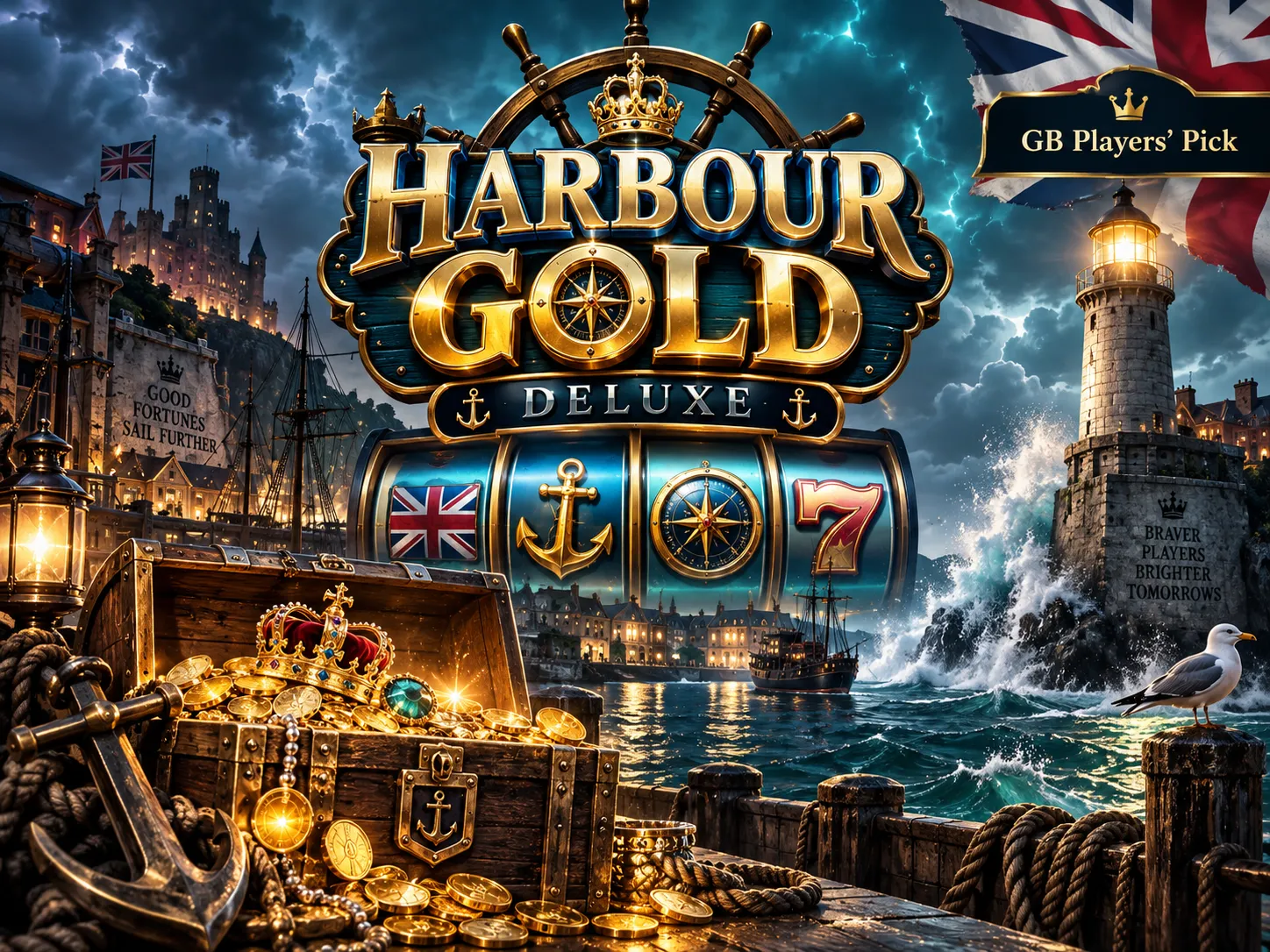 Harbour Gold Deluxe slot artwork