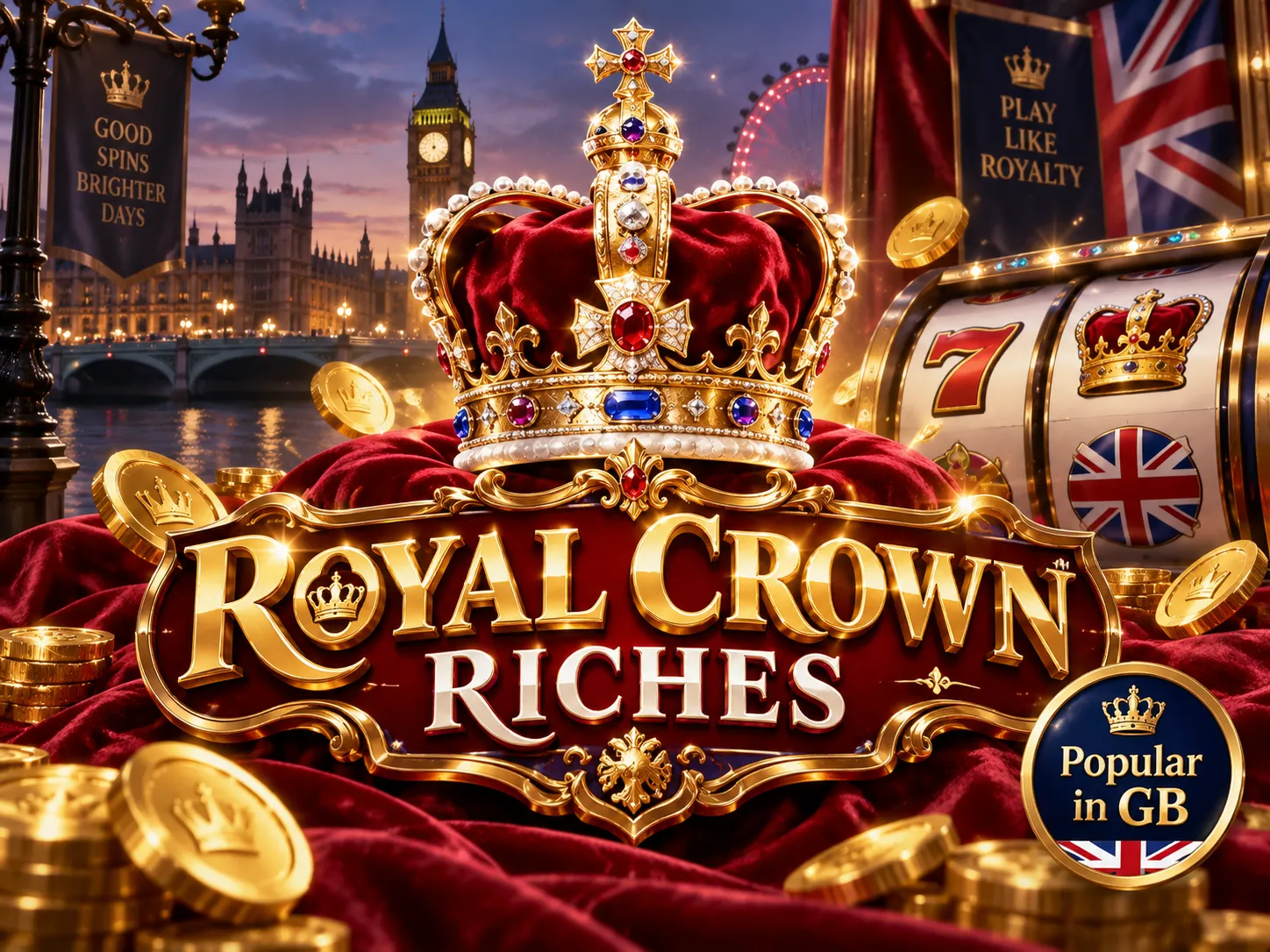 Royal Crown Riches slot artwork