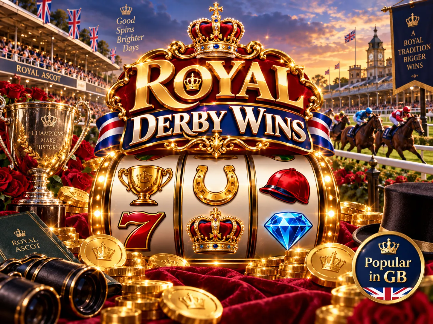 Royal Derby Wins slot artwork