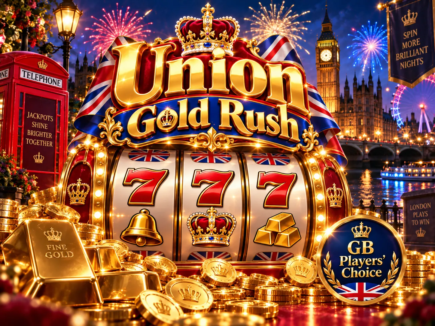 Union Gold Rush slot artwork
